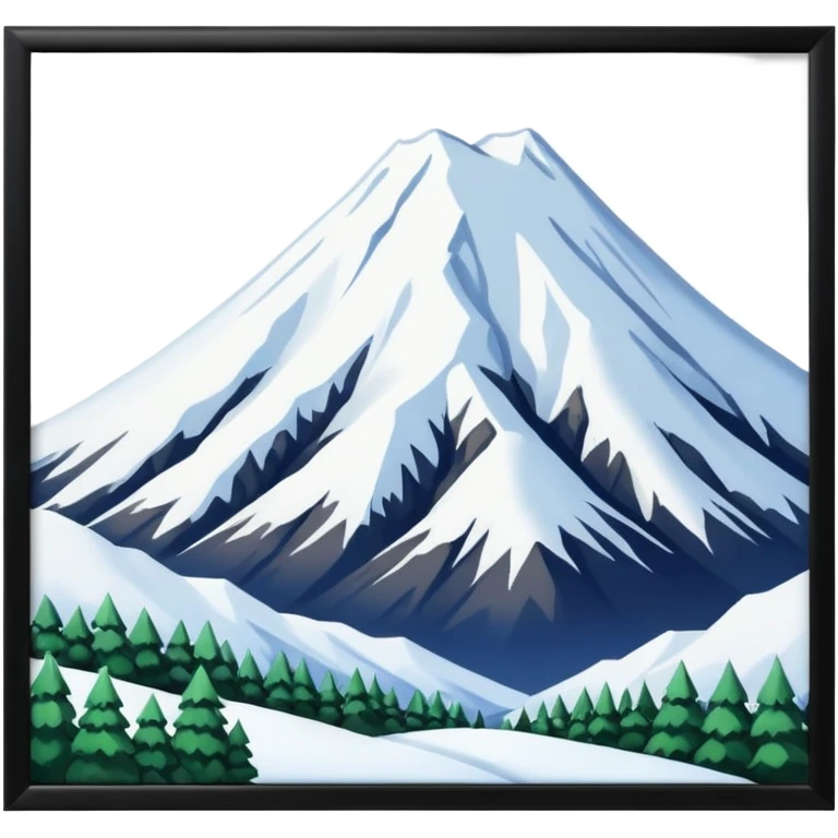 winter mountain tokyo emoji