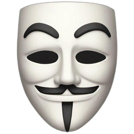 anonymous mask emoji