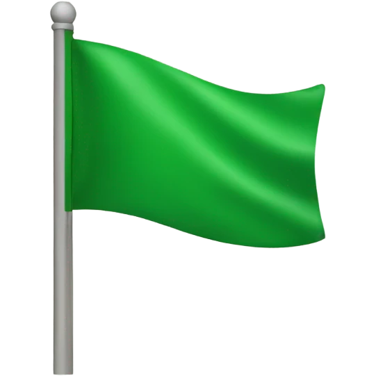 Green flag emoji
