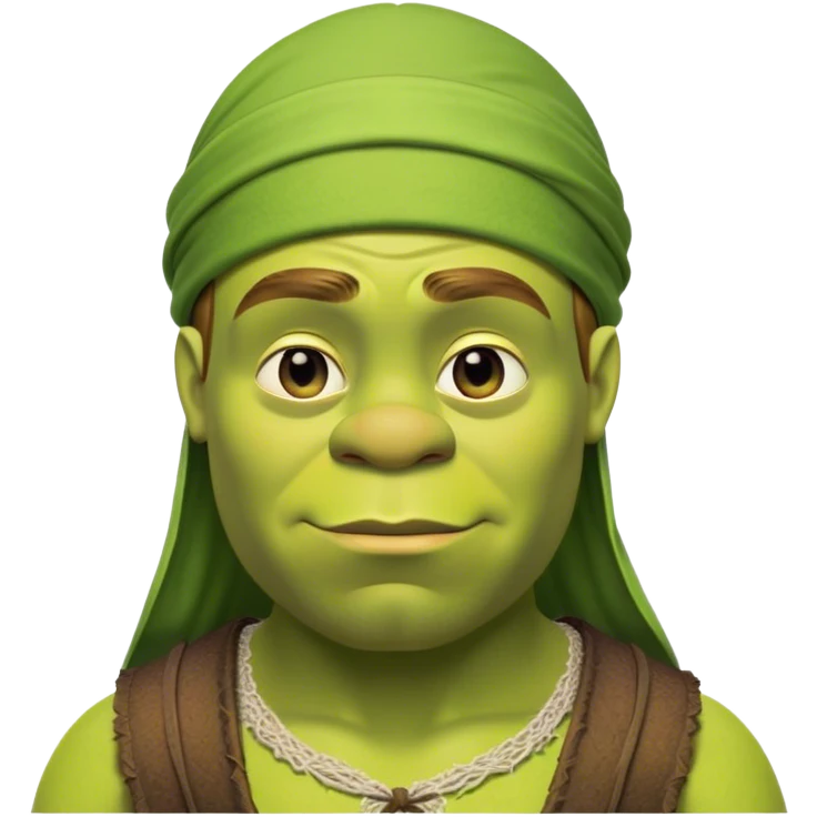 Shrek with a durag emoji