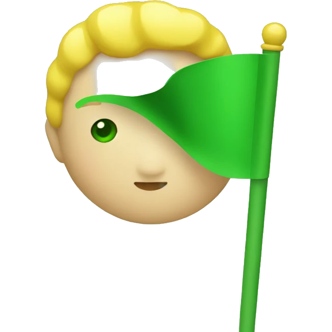 green flag emoji