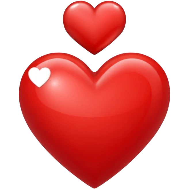 Un corazón y una P emoji