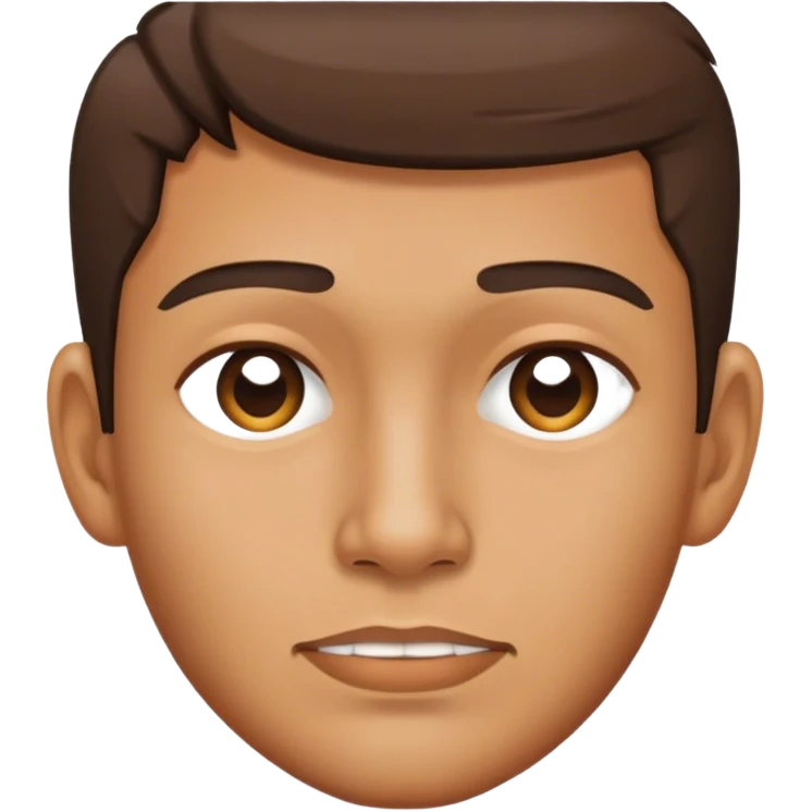 a chopped chin emoji