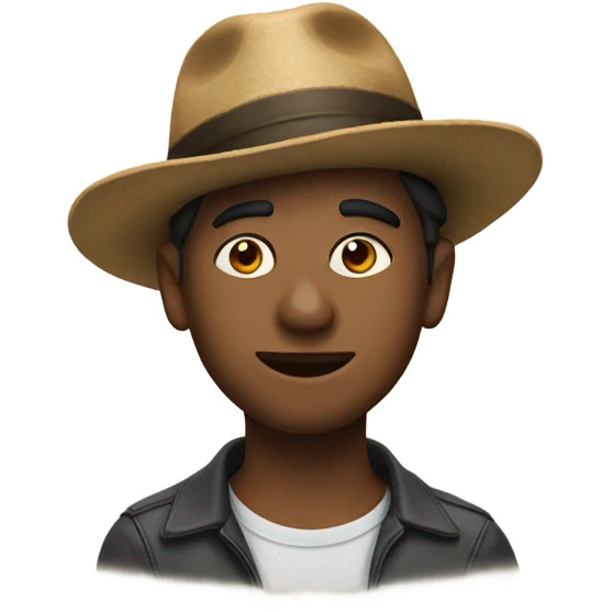 Jacob Jordan wearing a hat  emoji