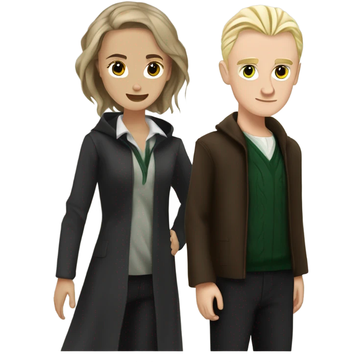 Hermione granger and Draco Malfoy emoji