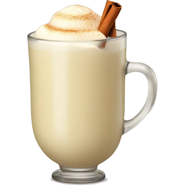 eggnog with cinnamon stick emoji