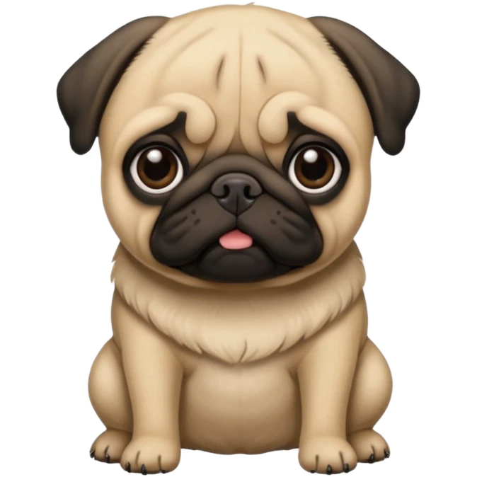 Full body pug emoji