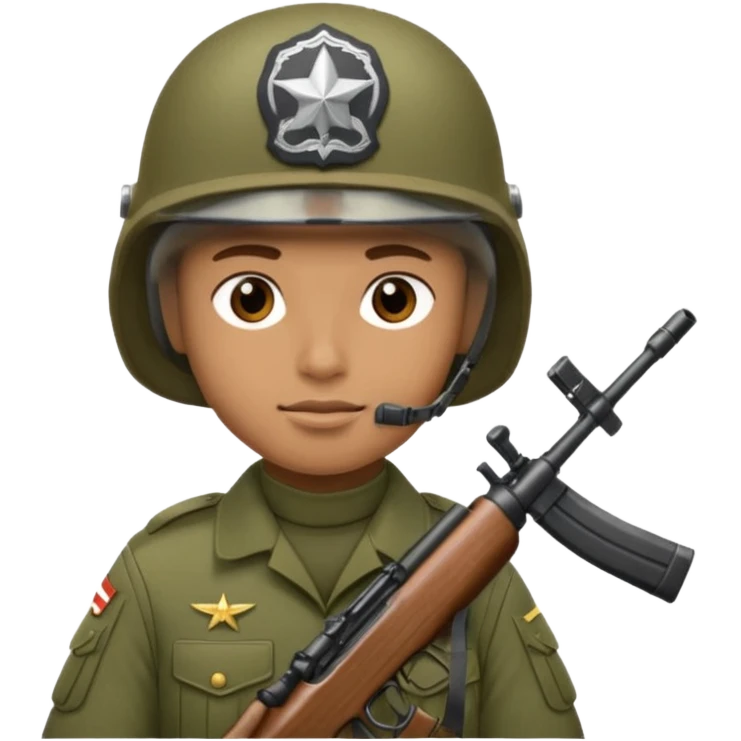 A soldier in war  emoji