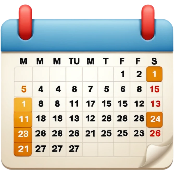 calendar emoji