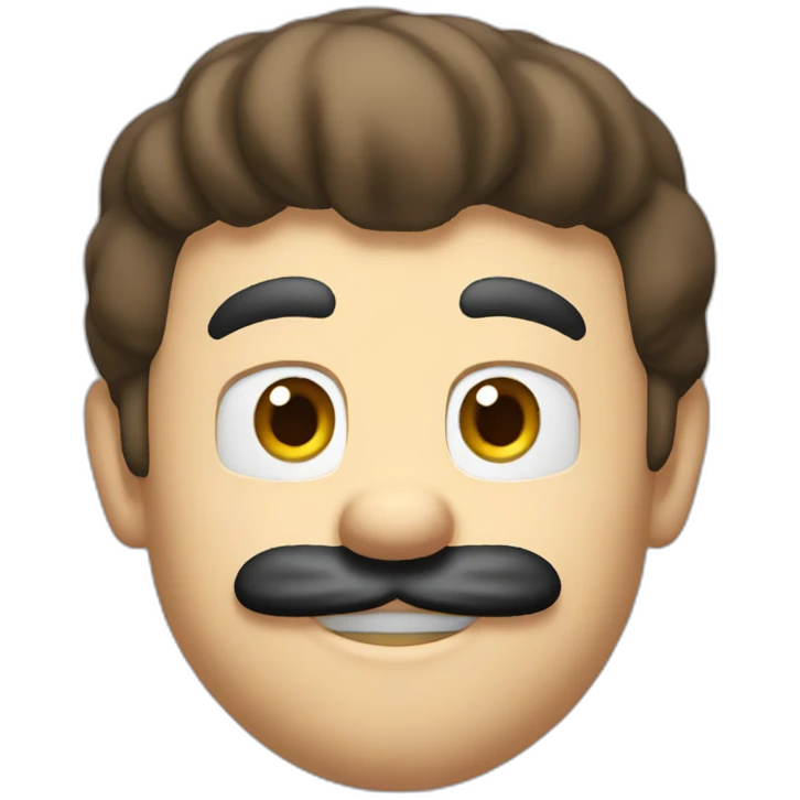 mario sans moustache emoji