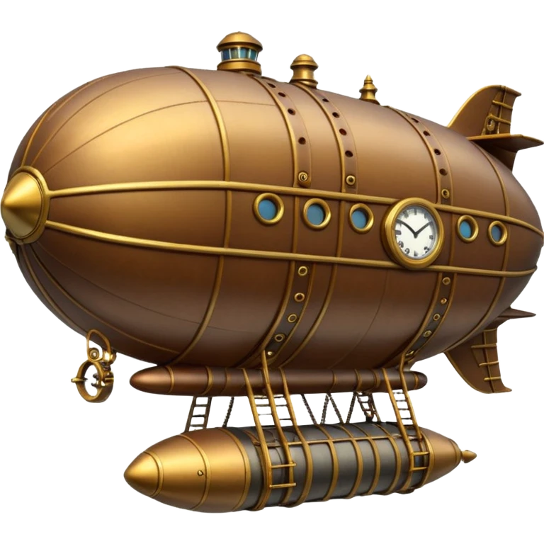 Steampunk Airship emoji