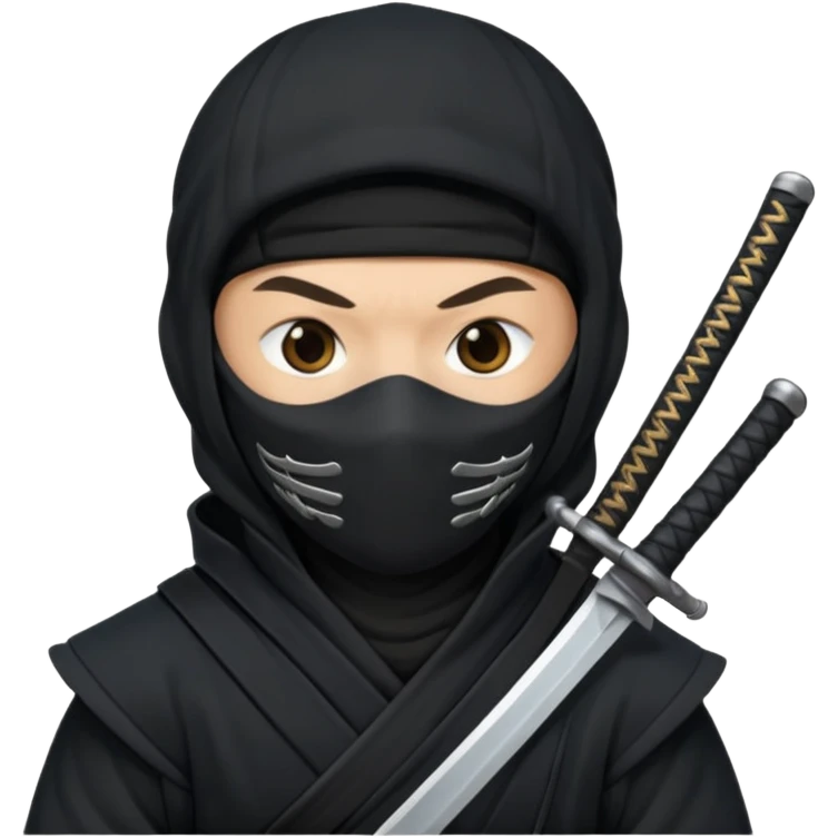 Ninja with sword emoji