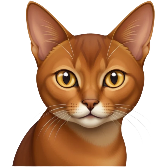 Abyssinian cat emoji