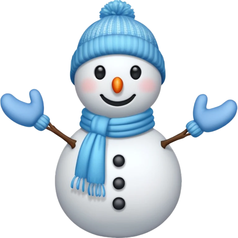 snowman with outfits  emoji
