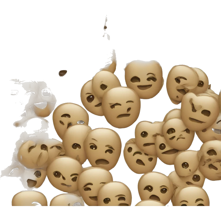 Apple in style of skype emojis emoji
