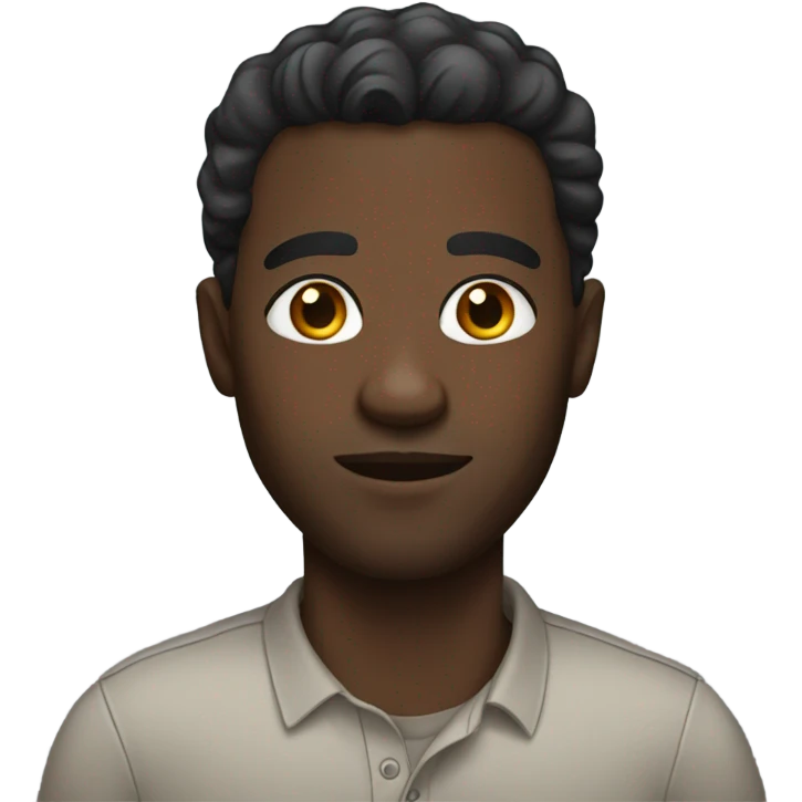 Black guy emoji