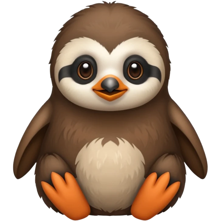 penguin sloth mixed together emoji