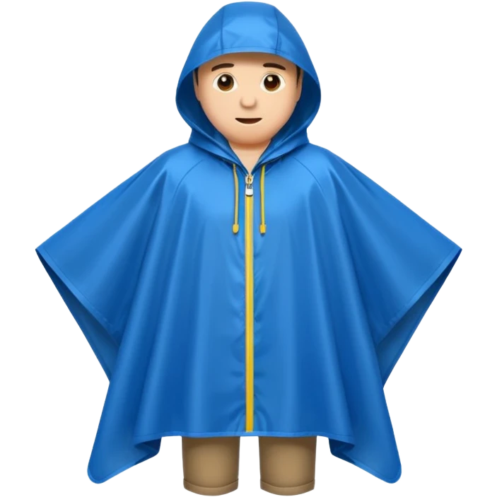 Poncho Raincoat emoji
