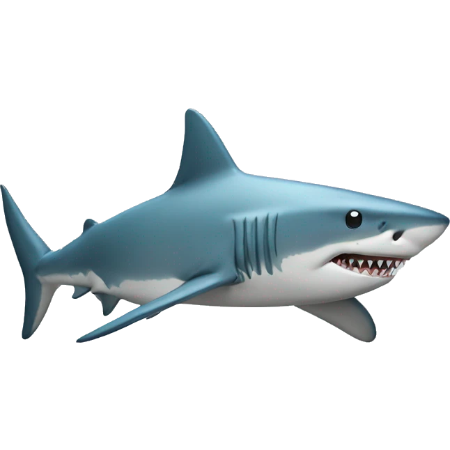 Shark in string emoji