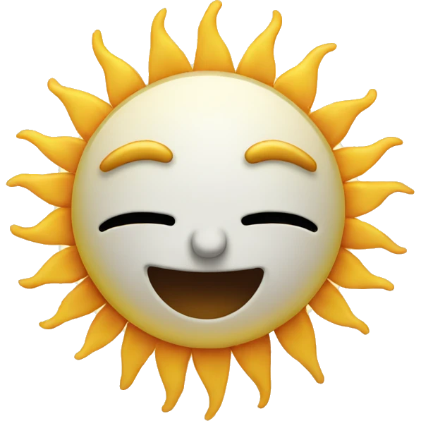 sun with face emoji