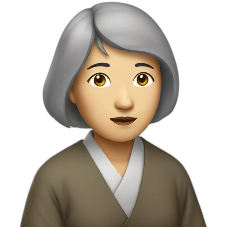 Female asian philosopher emoji