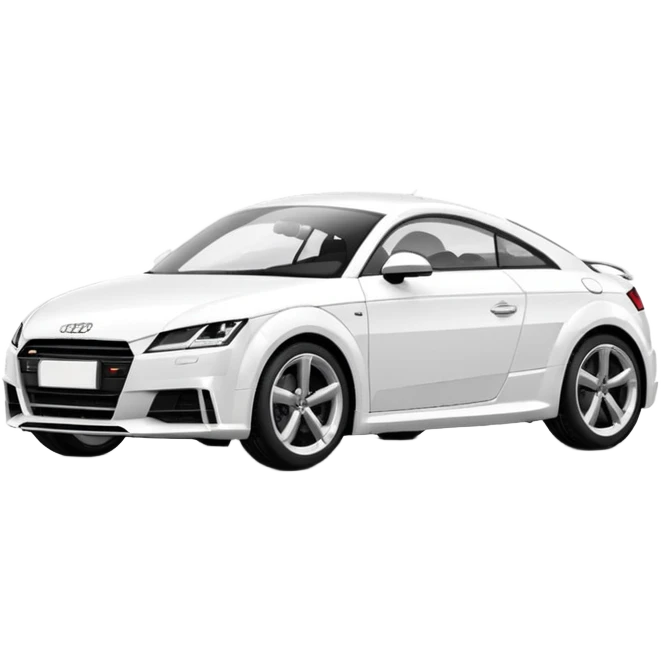 L2019 white audi tt s line  emoji