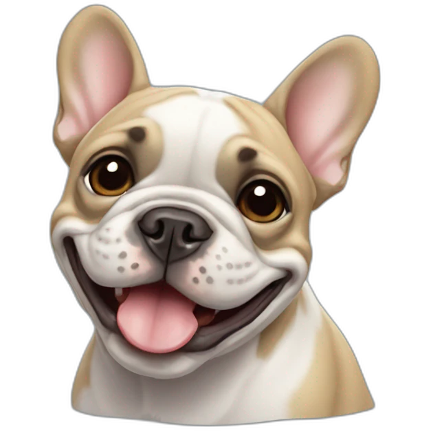 little-happy-French-bulldog emoji