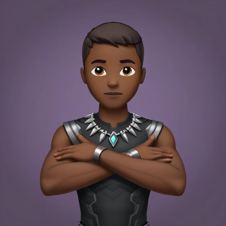 wakanda sign of black panther doing it emoji