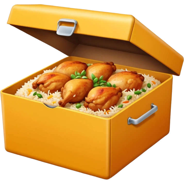i want an emoji of biriyani in a delivery box emoji