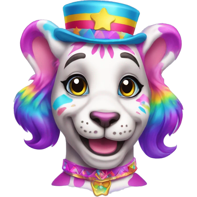 lisa frank circus emoji