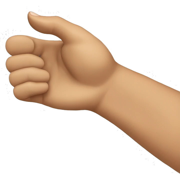 Hand with thumb  emoji