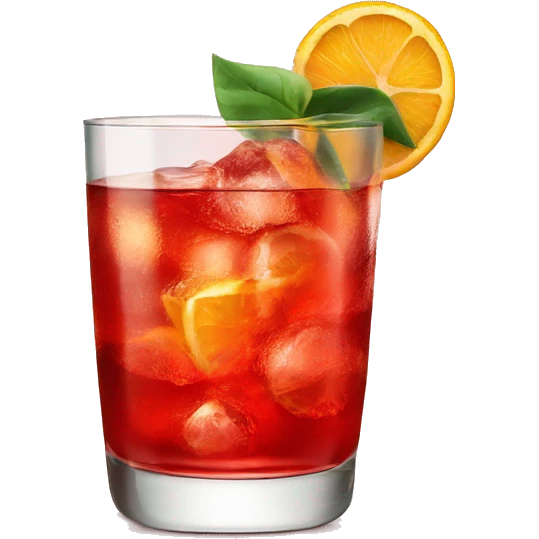 Campari Spritz cocktail  emoji
