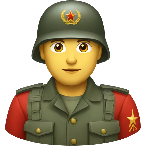 the USSR Soldier emoji