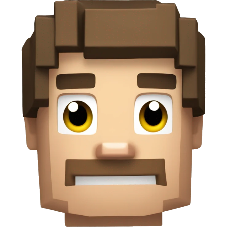 Minecraft Steve emoji