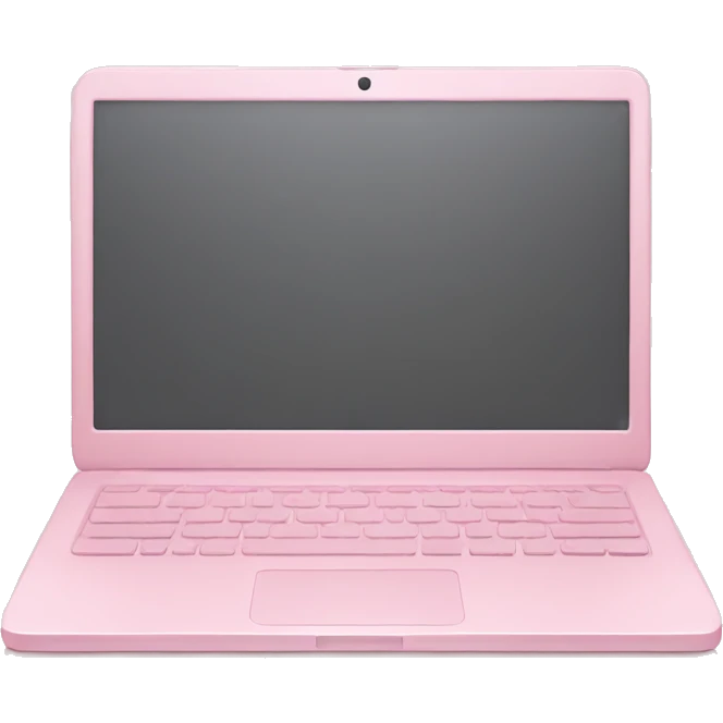 Light pink laptop emoji