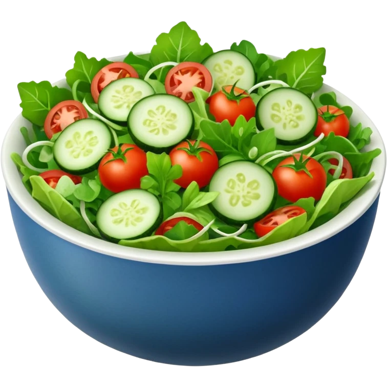 BOWL DI INSALATA,  iperrealistico 4k emoji