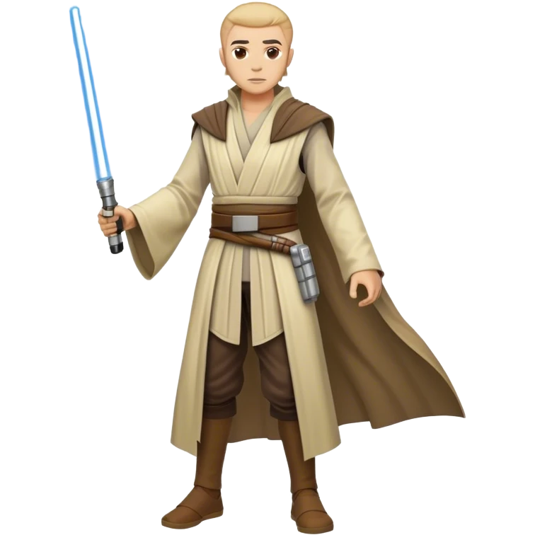 Jedi outfit fullbody emoji