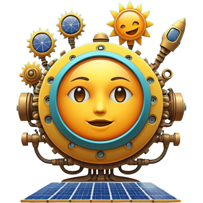 solarpunk - surreal big art emoji