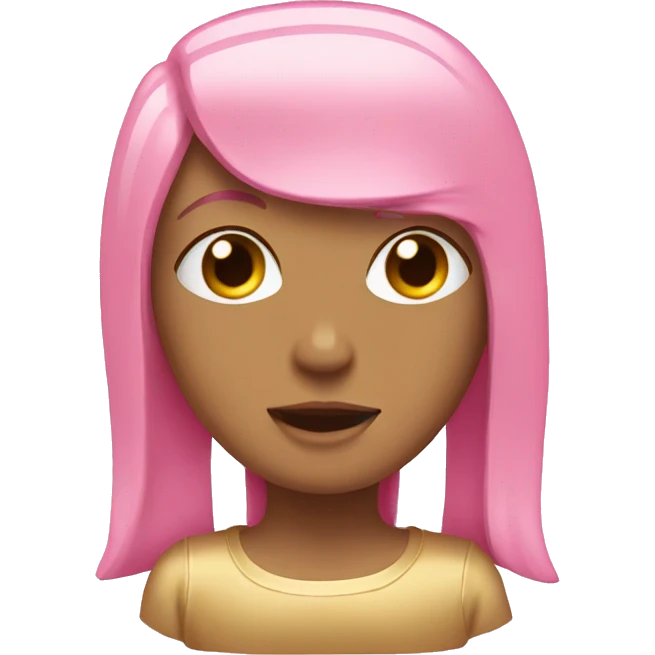 pink and gold iphone emoji