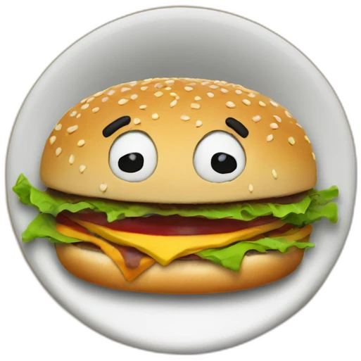 horror movie with burger emoji