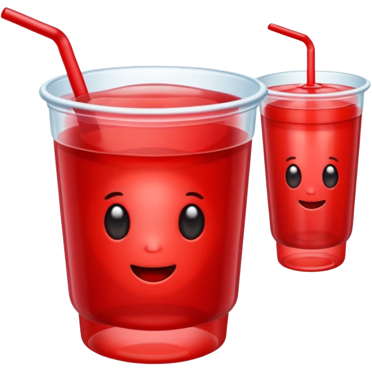  red jelly cup emoji