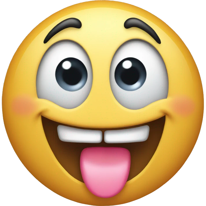 Drooling happy emoji emoji