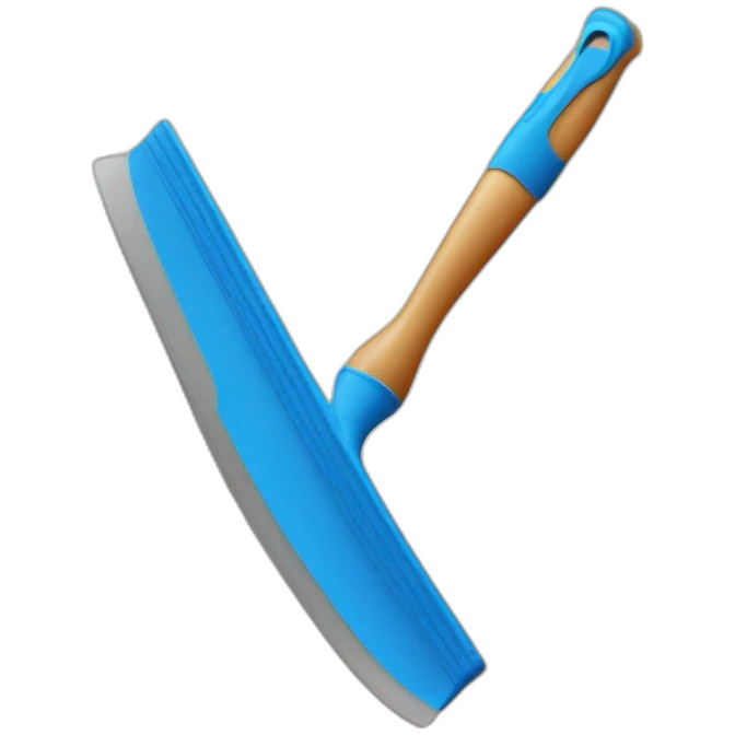 blue rubber squeegee emoji