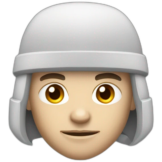 barbarian soldier with white skin facing forward emoji