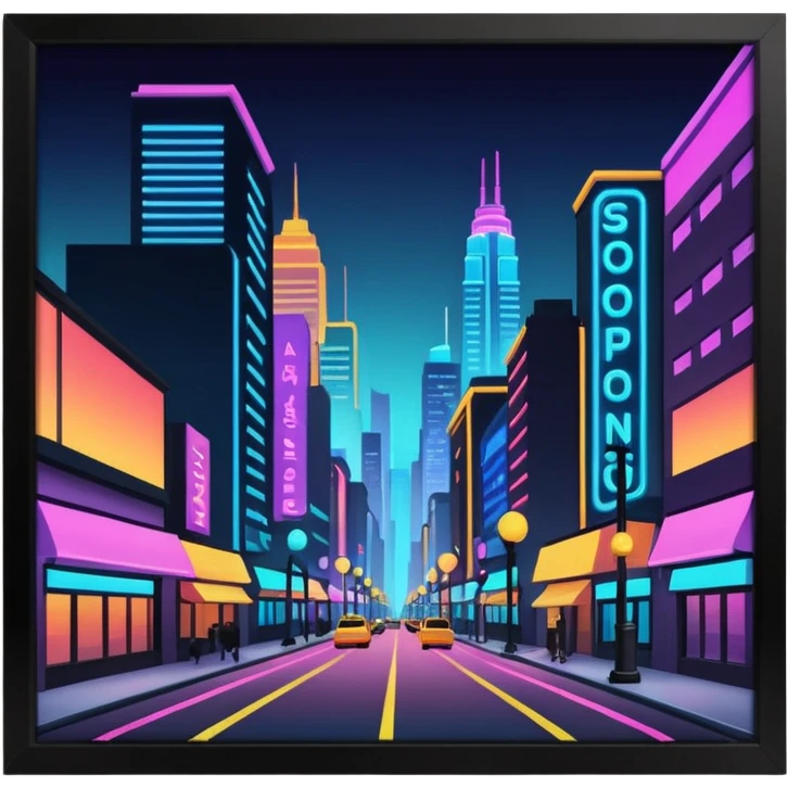 Aesthetic downtown  emoji