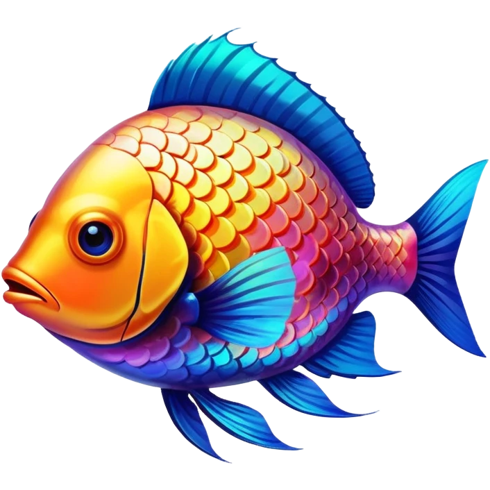colorful tropical fish emoji