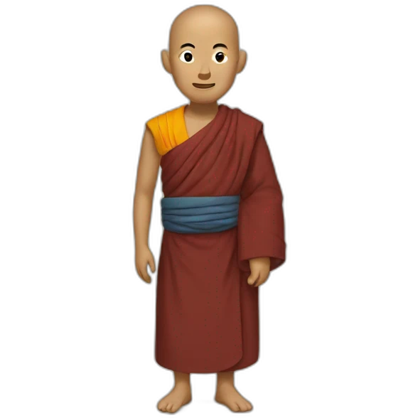 tibetan monk emoji