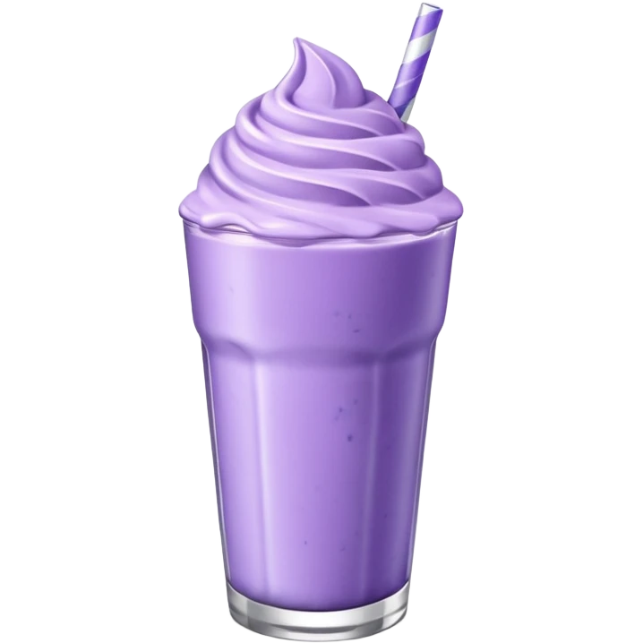 Blueburry milkshake emoji