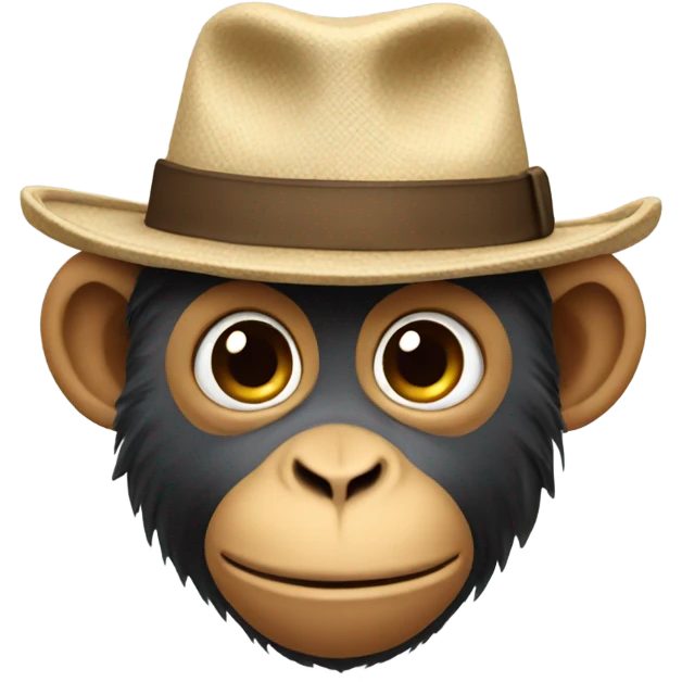 monkey wearing hat emoji