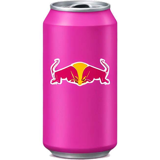 Pink redbull emoji